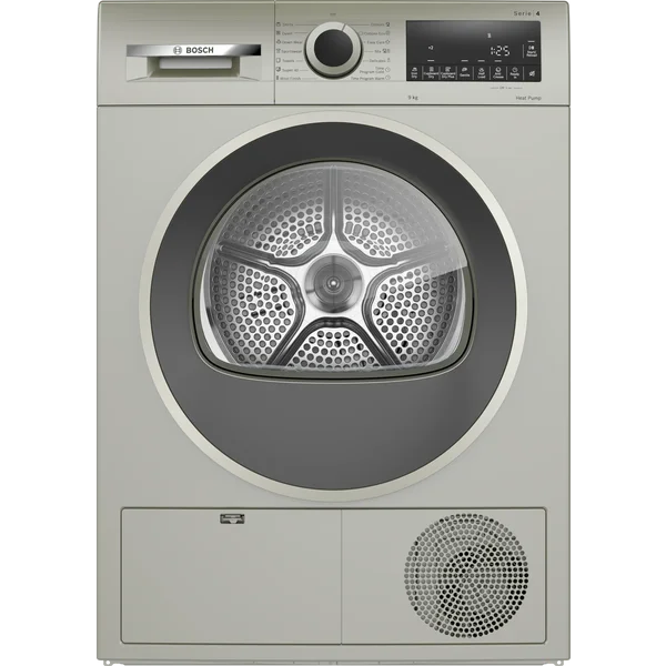 Serie|4 Сушильный барабан с тепловым насосом серебристый 9 кг