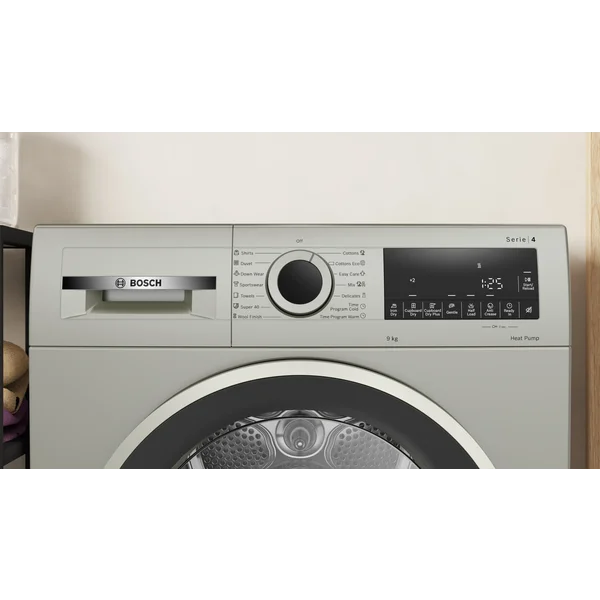 Serie|4 Сушильный барабан с тепловым насосом серебристый 9 кг - изображение 3