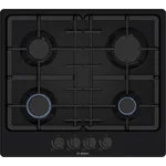 Serie|2 Газовая варочная панель 60 см черная эмаль c чугунными решетками - миниатюра 1