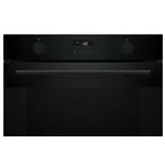 Serie|4 Духовой шкаф с функцией добавленного пара черный - миниатюра 3