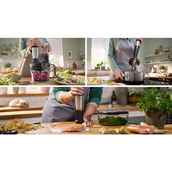 Погружной блендер 1200 ватт (+измельчитель, венчик, стакан) - изображение 11