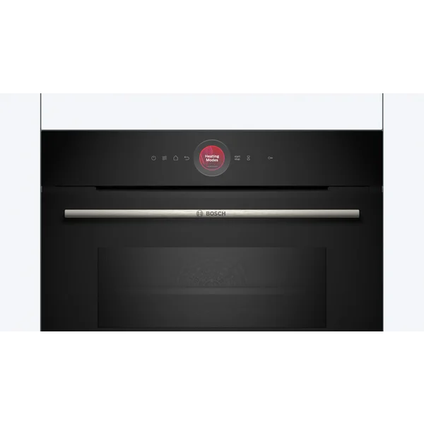 Serie|8 Компактный встроенный духовой шкаф с микроволнами 60 x 45 см черный