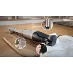 Погружной блендер 1200 ватт (+кубикорезка, насадки для шинковки овощей, измельчитель 0,5л, измельчитель 1,25л, тестомес, венчик, стакан) - миниатюра 5