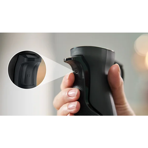 Погружной блендер 1200 ватт (+кубикорезка, насадки для шинковки овощей, измельчитель 0,5л, измельчитель 1,25л, тестомес, венчик, стакан) - изображение 8