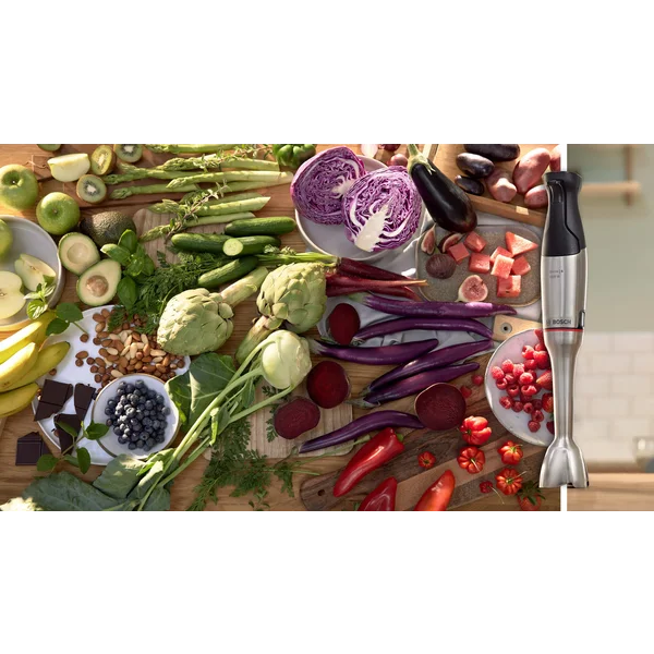 Погружной блендер 1200 ватт (+кубикорезка, насадки для шинковки овощей, измельчитель 0,5л, измельчитель 1,25л, тестомес, венчик, стакан) - изображение 10