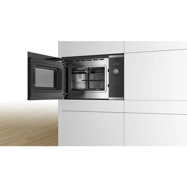 Serie|6 Встраиваемая микроволновая печь с грилем 25 л черная/нерж сталь - изображение 4