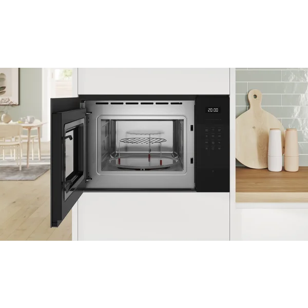 Serie|6 Встраиваемая микроволновая печь с грилем 25 л черная - изображение 5