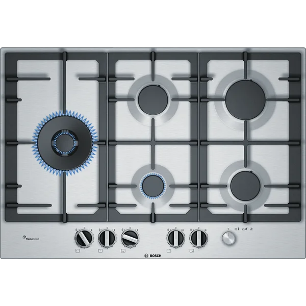 Serie|6 Газовая варочная панель 75 см нерж сталь