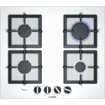 Serie|6 Газовая варочная панель 60 см каленое стекло белое - миниатюра 1