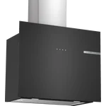 Serie|4 Вытяжка настенного монтажа 60 см черное стекло - миниатюра 1