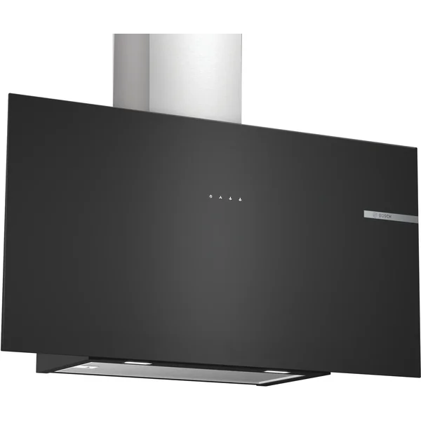 Serie|4 Вытяжка настенного монтажа 90 см черное стекло