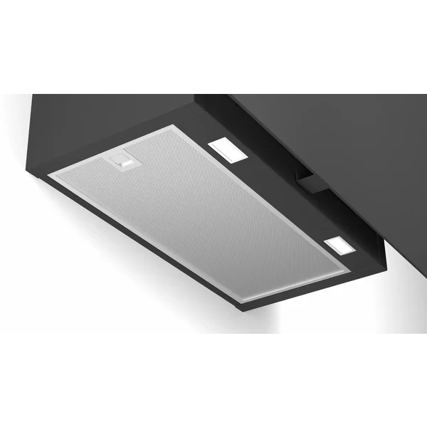 Serie|4 Вытяжка настенного монтажа 90 см черное стекло - изображение 3