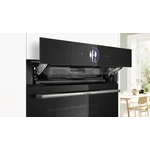 Serie|8 Компактный встроенный духовой шкаф с пароваркой 60 х 45 см черный - миниатюра 3