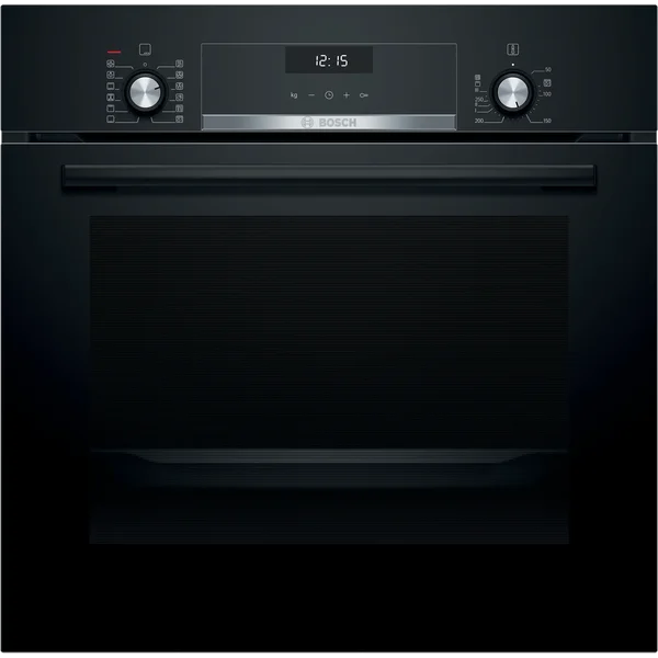 Serie|6 Духовой шкаф с функцией добавленного пара черный