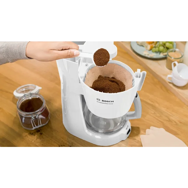 Капельная кофеварка белая - изображение 3